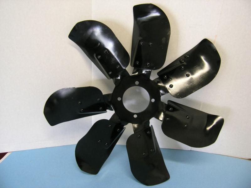 Gm chevy  7 blade fan 18" 3 centers  for ac cars 350,327 sb excellent 3947772