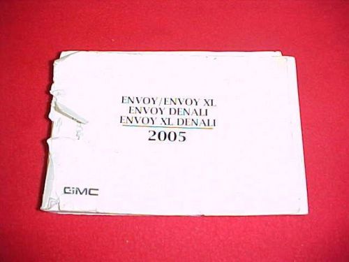 2005 original gmc envoy xl denali owners manual service guide book 05 glovebox