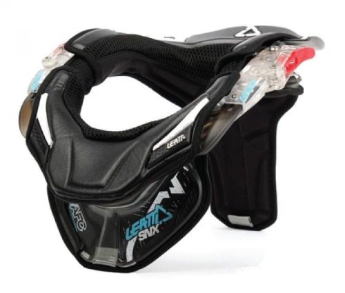 Leatt snx pilot snowmobile snow neck brace support black clear small
