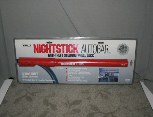 Kraco nightstick autobar steering wheel lock club anti-theft car truck kms-005