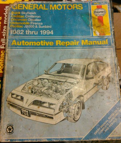 Haynes 38015 repair manual gm general motors 1982-1994