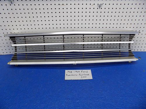 1969 ford ranchero fairlane center grille