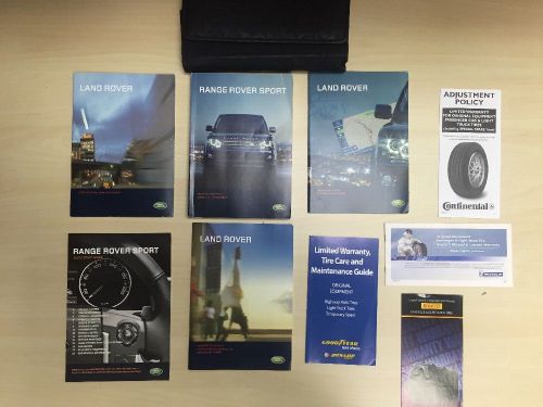 2010 range rover sport owners manual set with case land rover oem and navigation