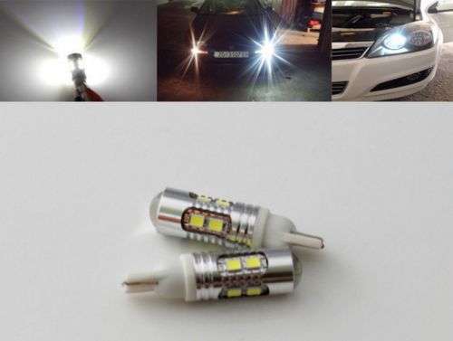 Projector led reverse car light bulbs super bright high power t10 white 2 pieces