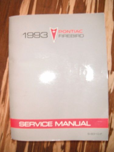 1993 firebird service manual