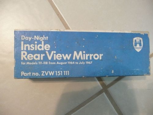 In box day-night inside rear view mirror part no.zvw151 111 for 1964 to 1967 vw