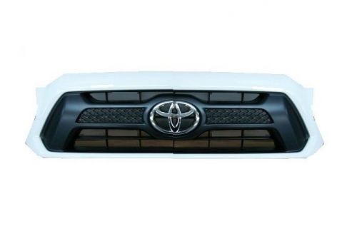 Genuinetoyota 2012 2013 2014 tacoma sport white 040 painted grille  oem oe