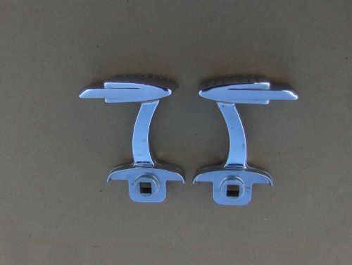 1961 1962 chrysler interior door handle pair oem mopar chrome 300 f g new yorker