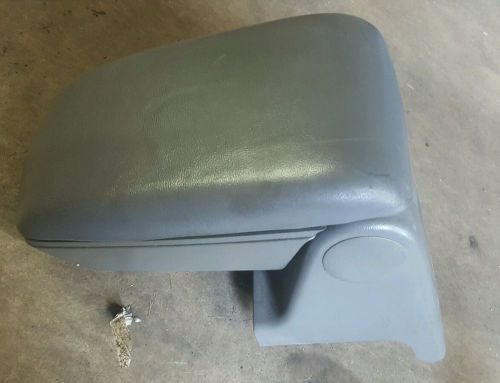1987-1993 mustang center console arm rest assembly - gray