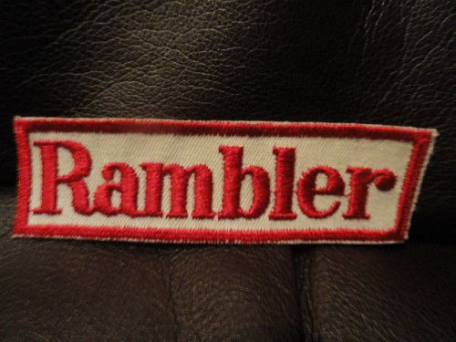 Rambler patch - vintage - new - original - auto - 4 1/4 x 1 1/2