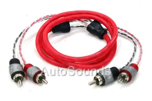 Cerwin vega crv3 vega series 3 feet dual twisted inteconnect rca cables new