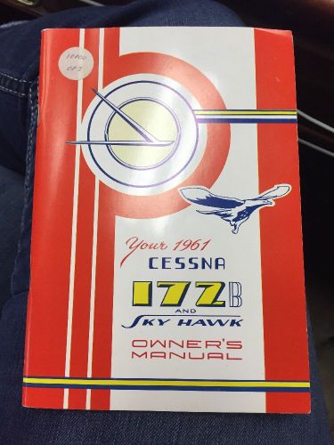 1961 cessna 172 skyhawk owner's manual