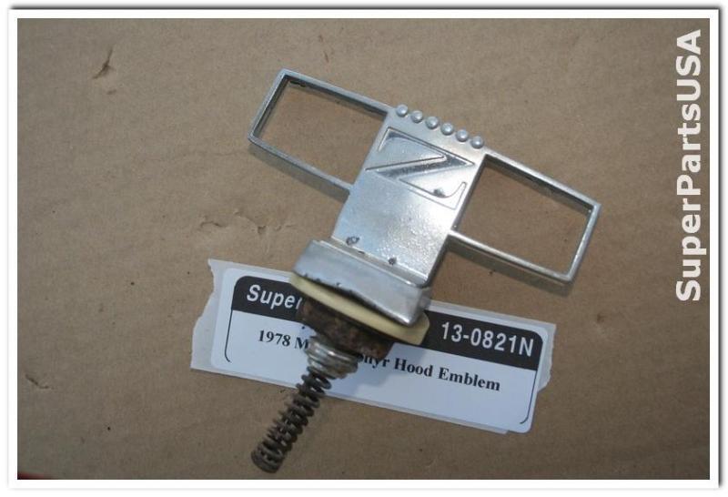 Sell 1978 Mercury Zephyr Hood Emblem Badge 130821N in La Puente