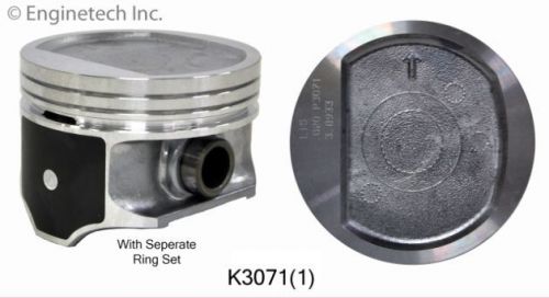 96-06 jeep 242 4.0l "m, l, s" piston &amp; ring set