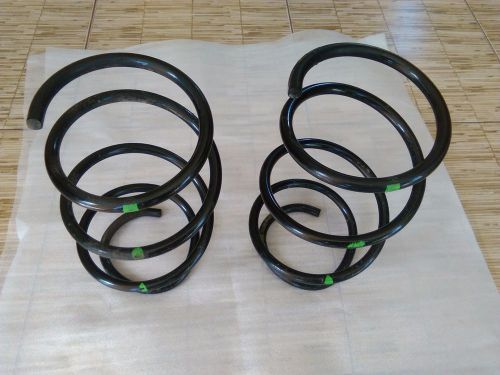 Oem bmw e46 3 series front spring coil set pair 2x green stripe