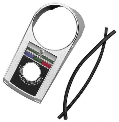 Chrome heavy duty late style dash cover 91-95 harley fatbob tanks  oem 71241-91