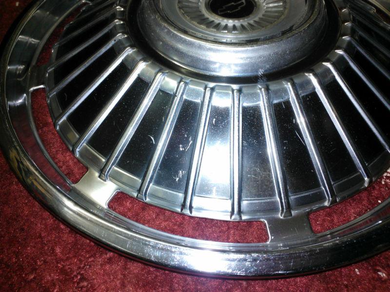 1963 1964 Chevy Chevrolet Impala BelAir Biscayne set of 4 Hubcaps wheel covers, US $99.99, image 2