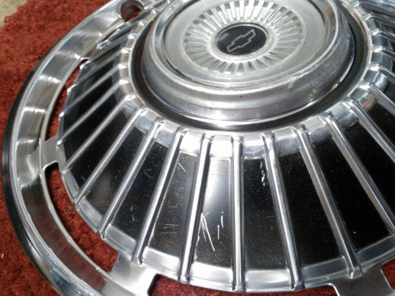 1963 1964 Chevy Chevrolet Impala BelAir Biscayne set of 4 Hubcaps wheel covers, US $99.99, image 6