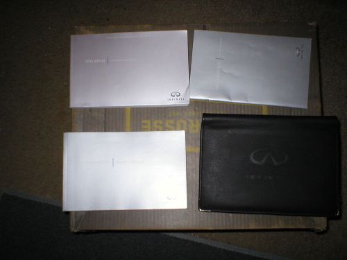 2015 infiniti q50  owners manual set with cover case