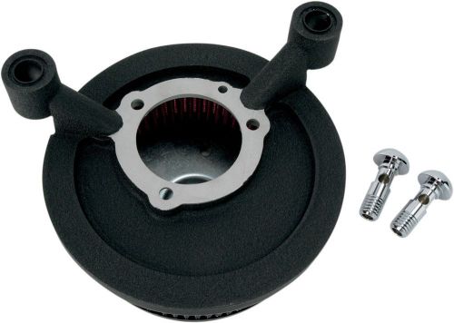 Arlen ness big sucker stage 1 std air filter kit w/cover black harley evo 18-327