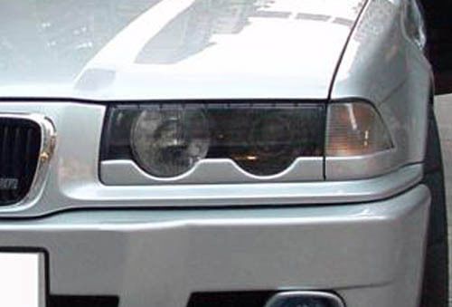 Bmw 92-98 e36 3-series m3 sedan headlights bottom eyelids under eyebrows