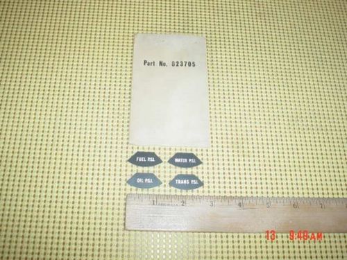Stewart-warner nos black painted gauge fuel-water-oil-trans psi indicators