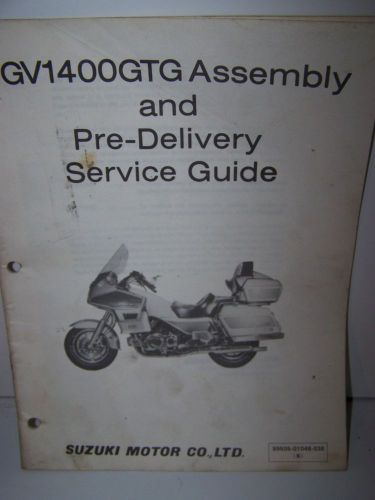 85 suzuki gv 1400 gtg assembly &amp; pre-delivery service guide c16