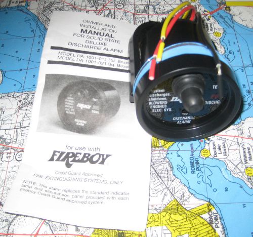 Fireboy - xintex audible discharge alarm - round (w)