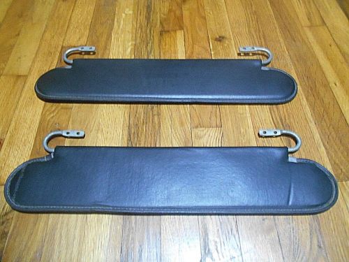 Original black sun visor pair off 1979 jeep cj5 silver anniversary - very nice!