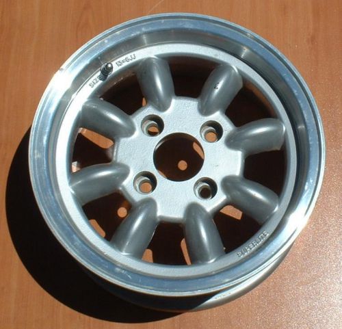 13&#034; x 6&#034; aluminum superlite wheels- like minilite-new- 4 x 108 mm- cortina lotus