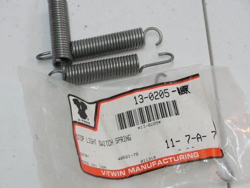 Harley davidson v-twin 13-0205 tail lamp stop light and switch spring new!