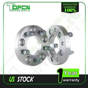 (2) 1&#034;  wheel spacers 5x5 to 5x4.75 bolt on 12x1.5 stud for dodge chrysler chevy