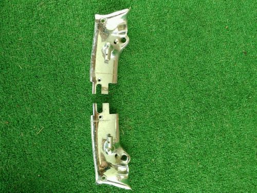 1964-66 ford mustang convertible sun visor bracket left and right chrome