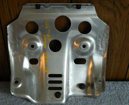 Honda atc aluminum skid plate,1981 &amp; 1982, 250r - lower engine guard ~ used