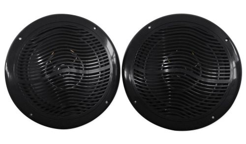Pair rockville rmc80b 8&#034; 800 watt waterproof marine boat speakers 2-way black