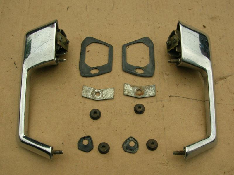 1965 ford galaxie 4-door rear door handles.some pitting,but good drivers.