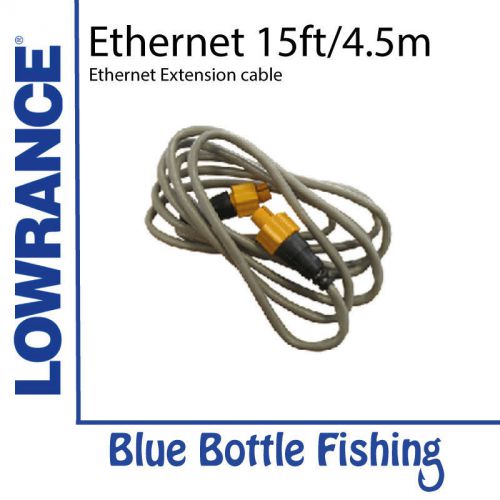 Lowrance ethernet cable yellow 5 pin 4.5 m (15 ft)