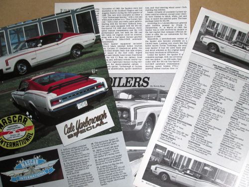 P 69 1969 mercury cyclone spoiler nascar, 428cj and ii info 2