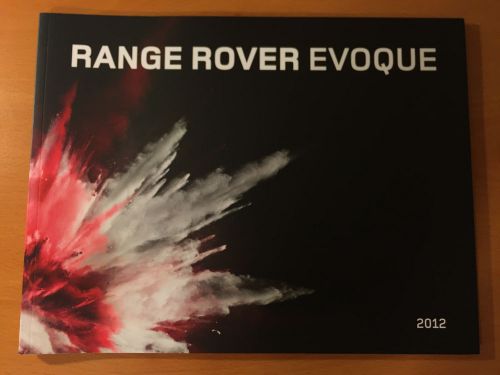 2012 land rover range rover evoque brochure new 69 pages