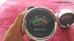 1960-1966 pontiac grand prix, catalina, bonneville, gto. oem vacuum gauge &amp; tach