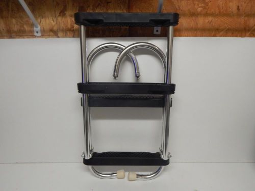 New garelick removable pontoon boat ladder w/ hardware 12350 boat/marine