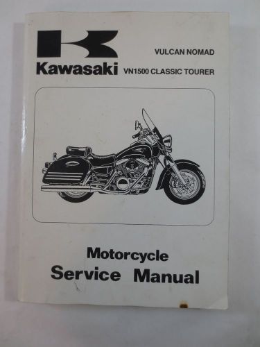 Kawasaki vulcan nomad vn1500 classic tourer service manual 1998 1999 2000 2001