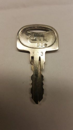 Cole hersee # 603 replacement pre cut ignition boat key, new precut