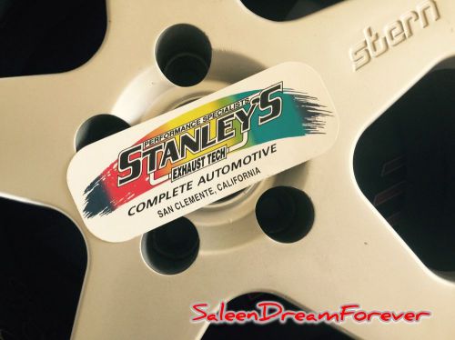 Stanley's exhaust tech performance specialist decal sticker ford gt chevy dodge