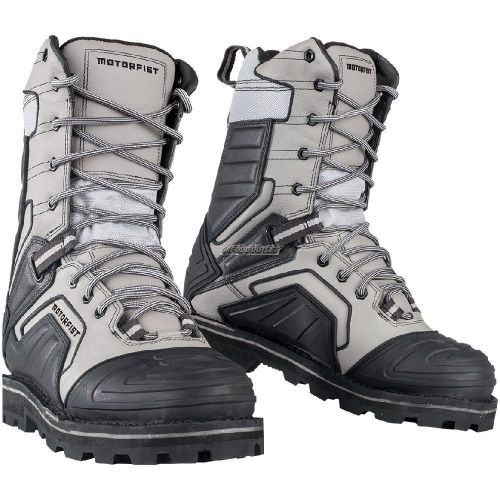 2017 motorfist stomper 3.0 boot-black/gray