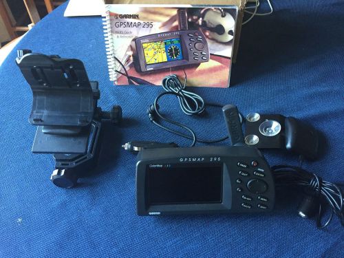 Garmin gpsmap 295 -- working well on dc power, lots of extras