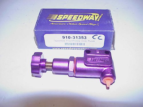 New speedway billet aluminum brake proportioning valve with knob 910-31353    c7