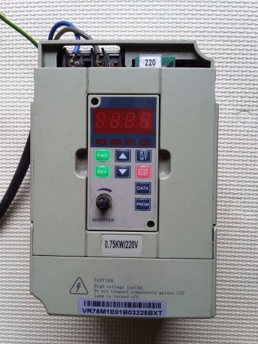 Saj 8000 vr75m1 0.75kw 220v frequency inverter