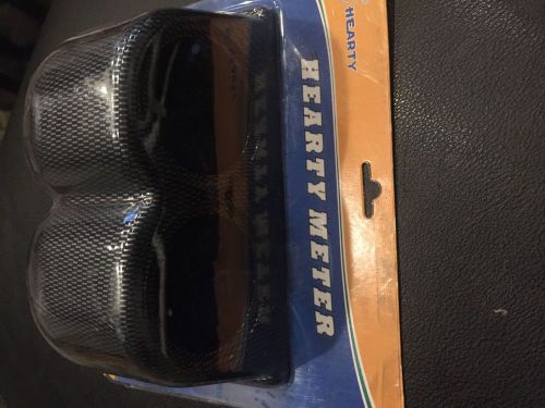 Carbon fiber look dual 2 gauge pod race car turbo boost honda ford subaru dsm