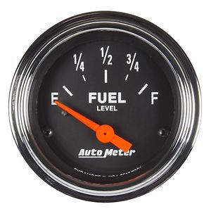 AutoMeter 2519 Traditional Chrome Electric Fuel Level Gauge, US $50.95, image 2